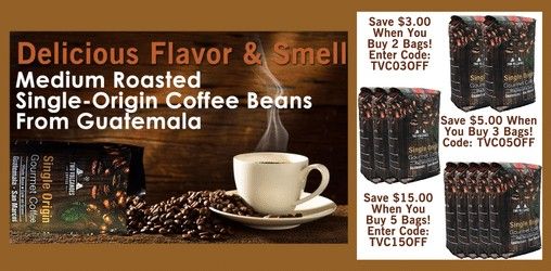 Two Volcanoes Fairtrade Certified Guatemala Medium Roast Coffee Amazon
