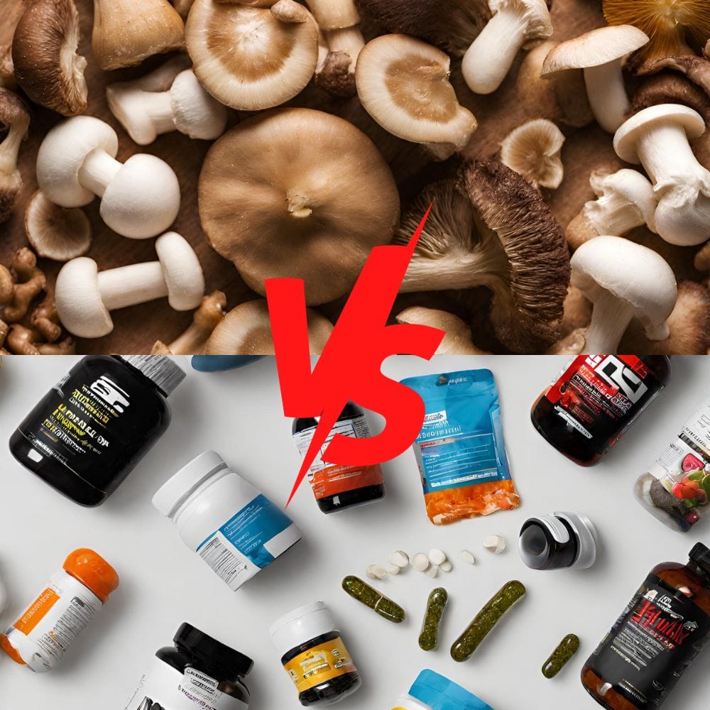 lions mane mushroom vs. supplements