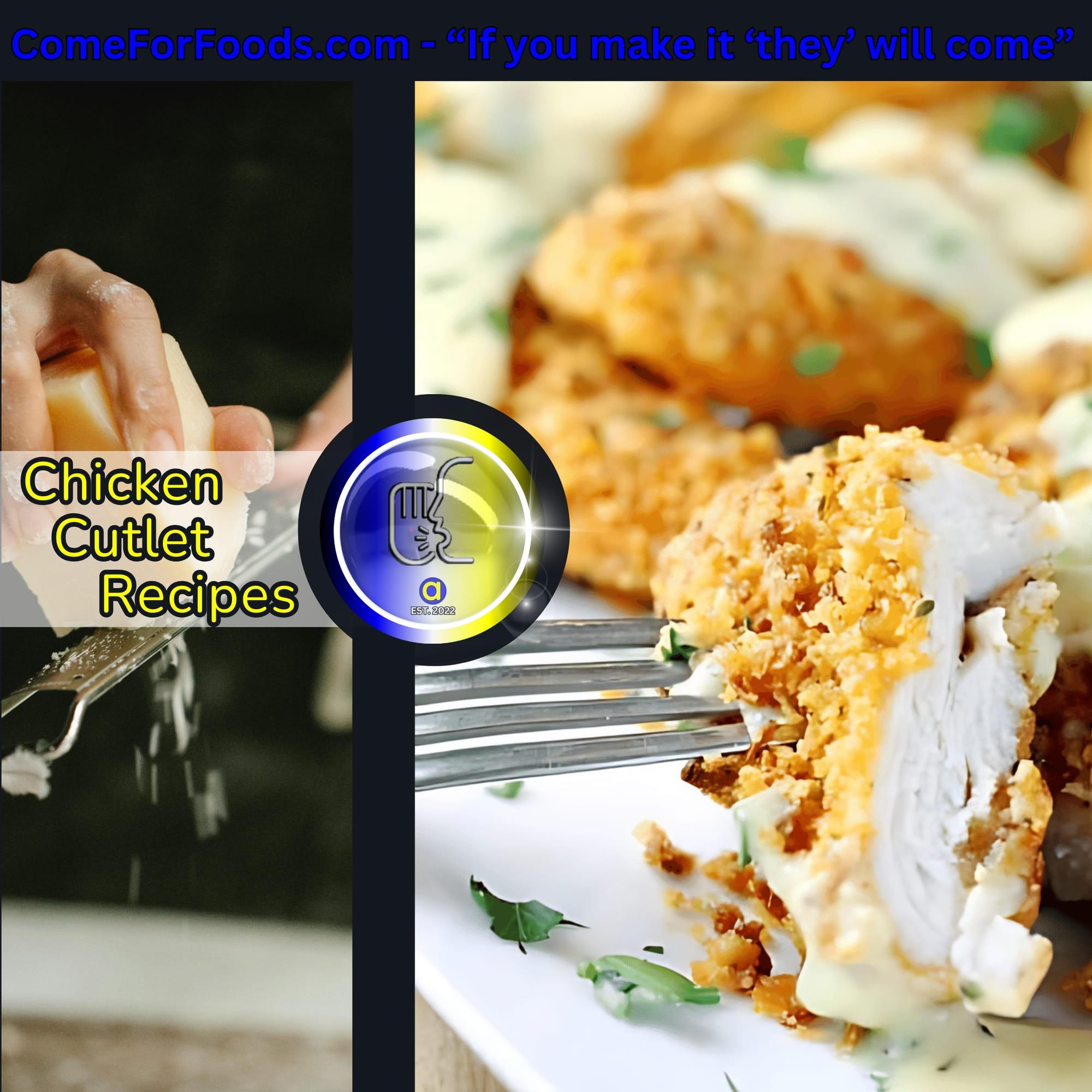 Easy Crunchy Parmesan Garlic Chicken Cutlet Recipes