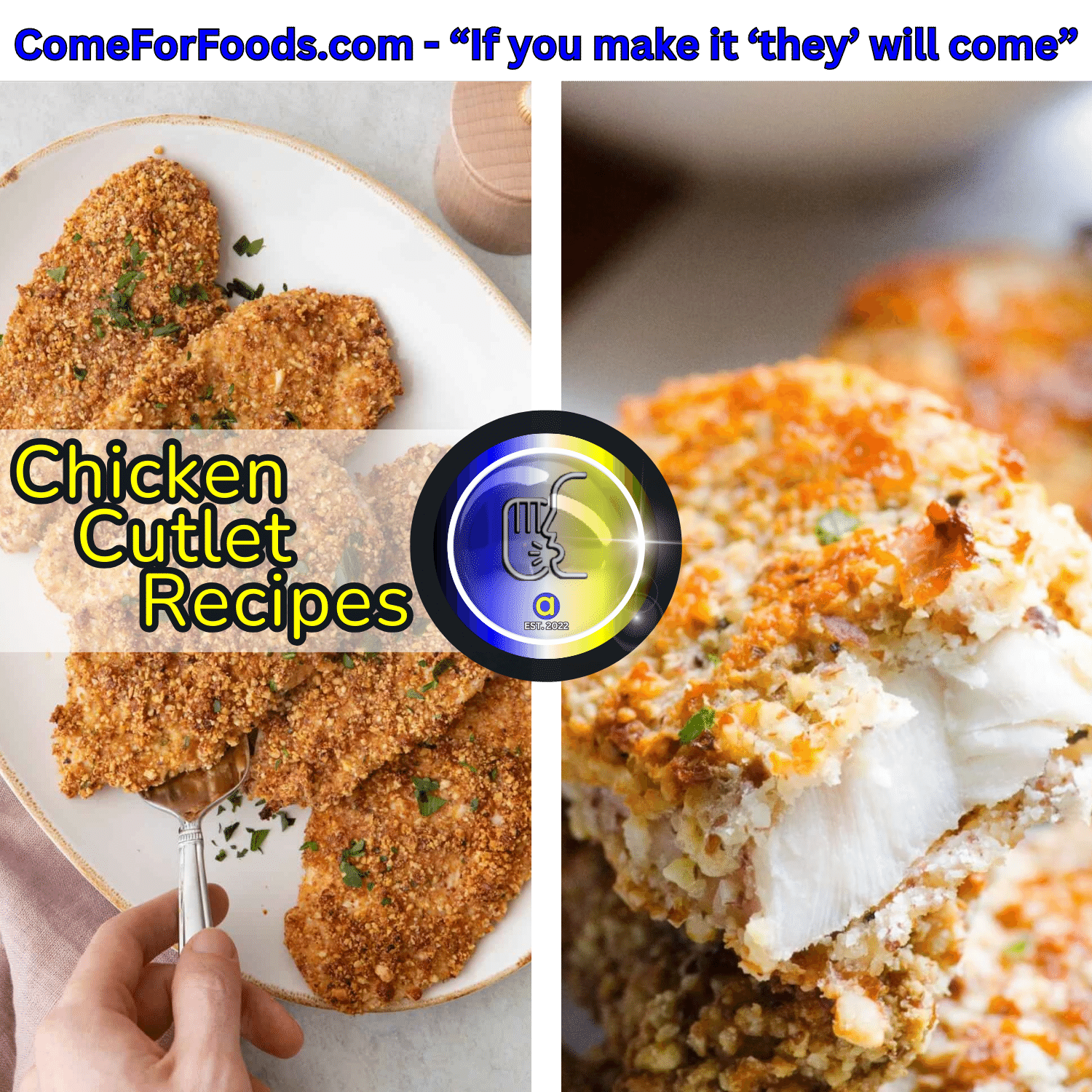 Keto Almond Crusted Chicken Cutlet Recipes