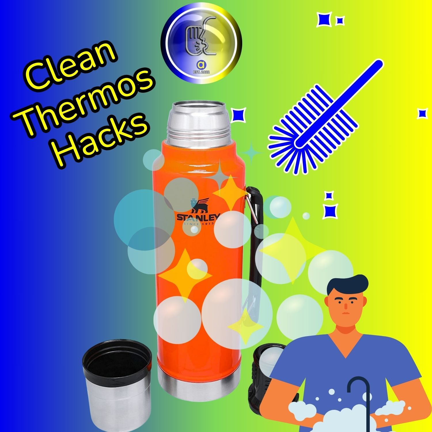 thermos clean