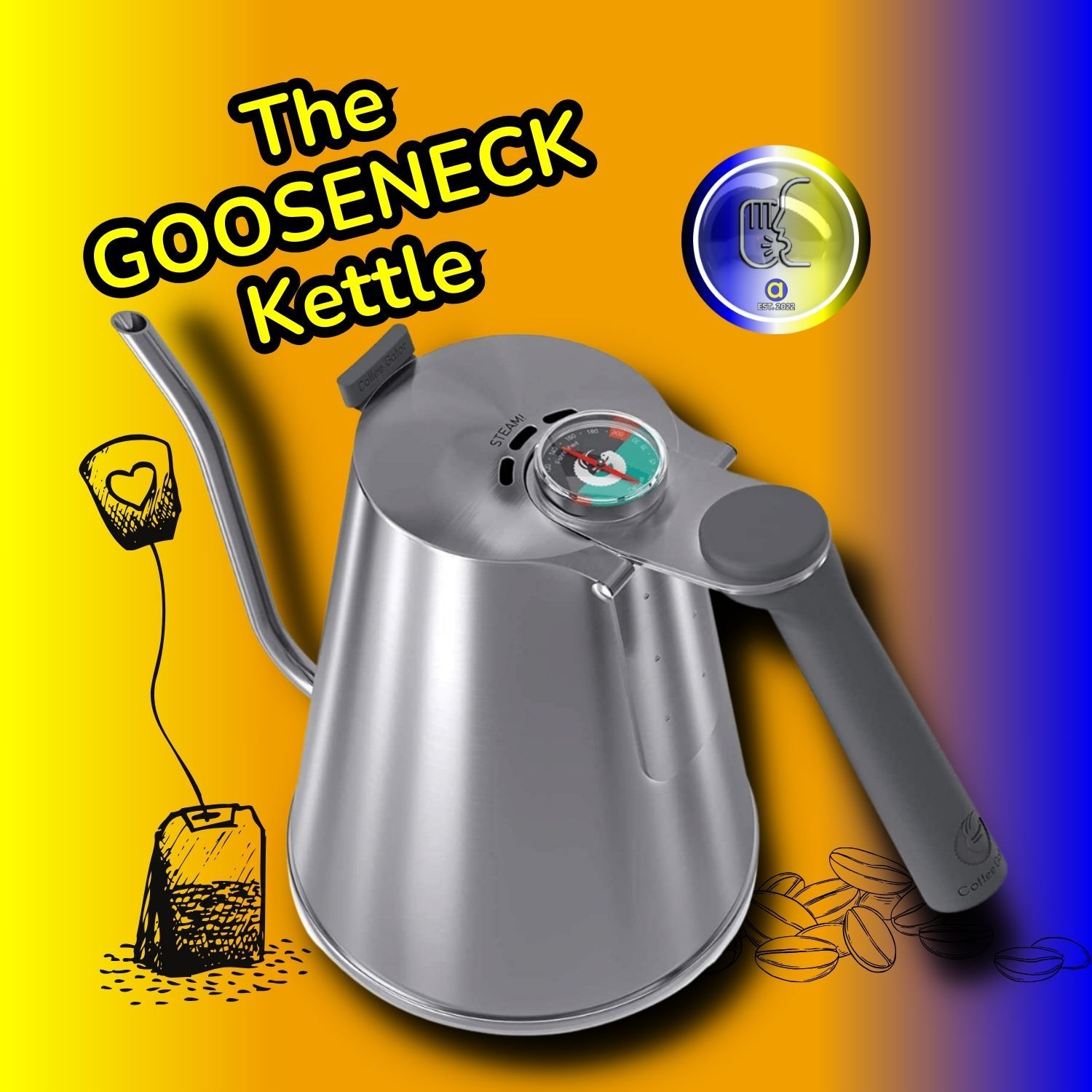 Gooseneck Kettle with Temperature Control