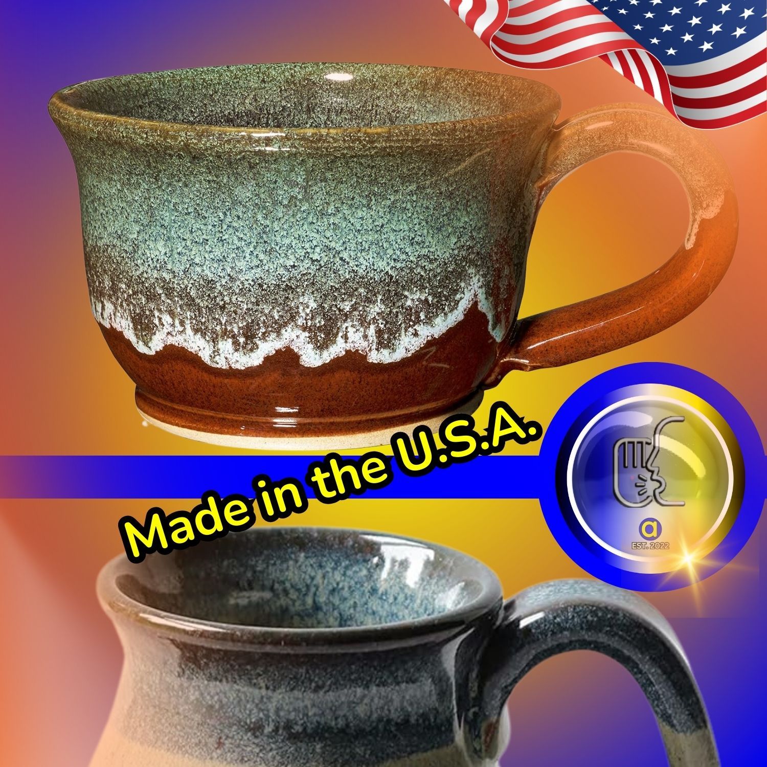 Practice Patriotism with These Coffee Mugs Made in USA