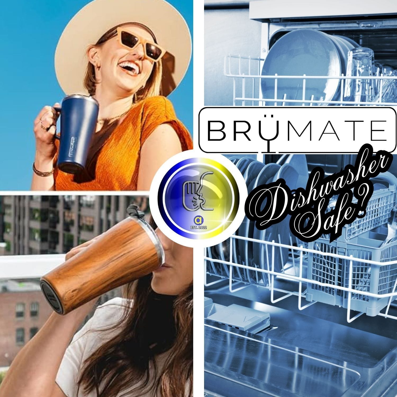 Are BrüMate Water Bottles Dishwasher Safe